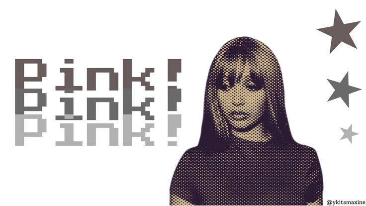 PinkPantheress horizontal aesthetic banner